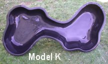FIBERGLASS POND MODEL K