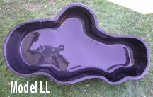 FIBERGLASS POND MODEL LL