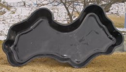 FIBERGLASS POND MODEL Z APPROX SIZE 12' X 6' X 16"