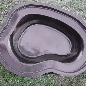 FIBERGLASS POND MODEL C WITH STONE LEDGE