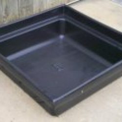 DISAPPEARING FOUNTAINS — 4' X 4' SQUARE BASIN