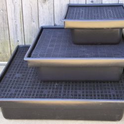 DISAPPEARING FOUNTAIN 3' X 3' SQUARE BASIN ASSEMBLY
