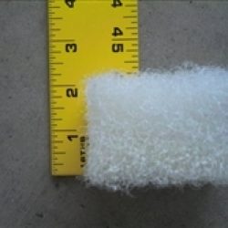 BULK FILTER MEDIA — 2" COARSE, OFF WHITE
